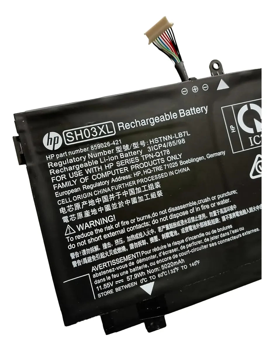 BATERIA ORIGINAL SH03XL HP Spectre X360 13-AC013DX 859026-421 859356-855