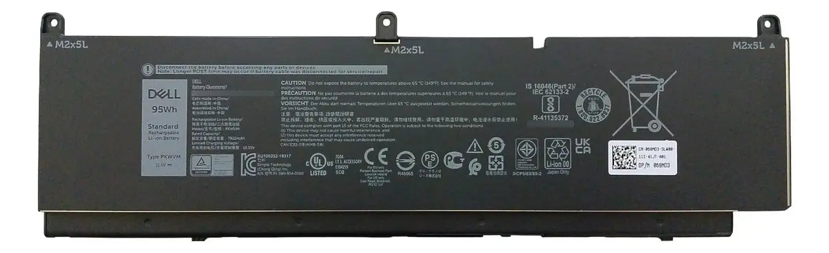 BATERIA ORIGINAL PKWVM Dell Precision 7550 7560 7750 7760 Mobile Workstation P44