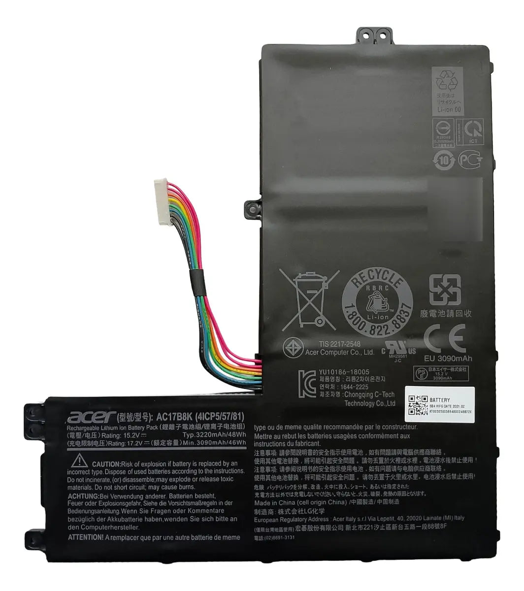 BATERIA ORIGINAL AC17B8K Acer Swift 3 SF315-52G SF315-52 4ICP5/57/81 51AK