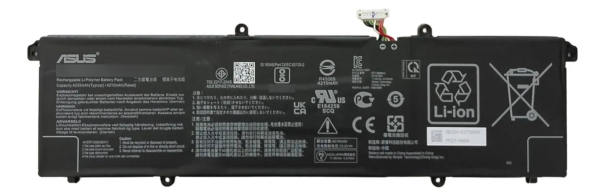 BATERIA ORIGINAL C31N1905 ASUS VivoBook S14 M433 S433 S433FL S15 S533 S533EQ CABLE CORTO