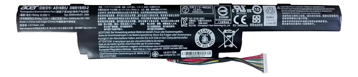 BATERIA ORIGINAL AS16B5J Acer Aspire E5-575G F5-573G