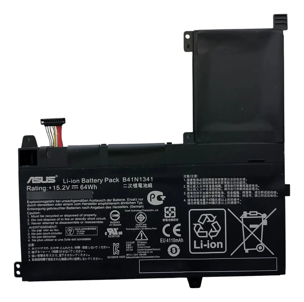 BATERIA ORIGINAL B41N1341 Asus Q502 Q502LA Q502LA-BBI5T12 Q5